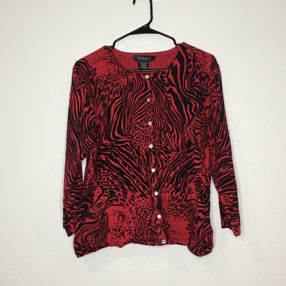 Animal Print Cardigan🤍